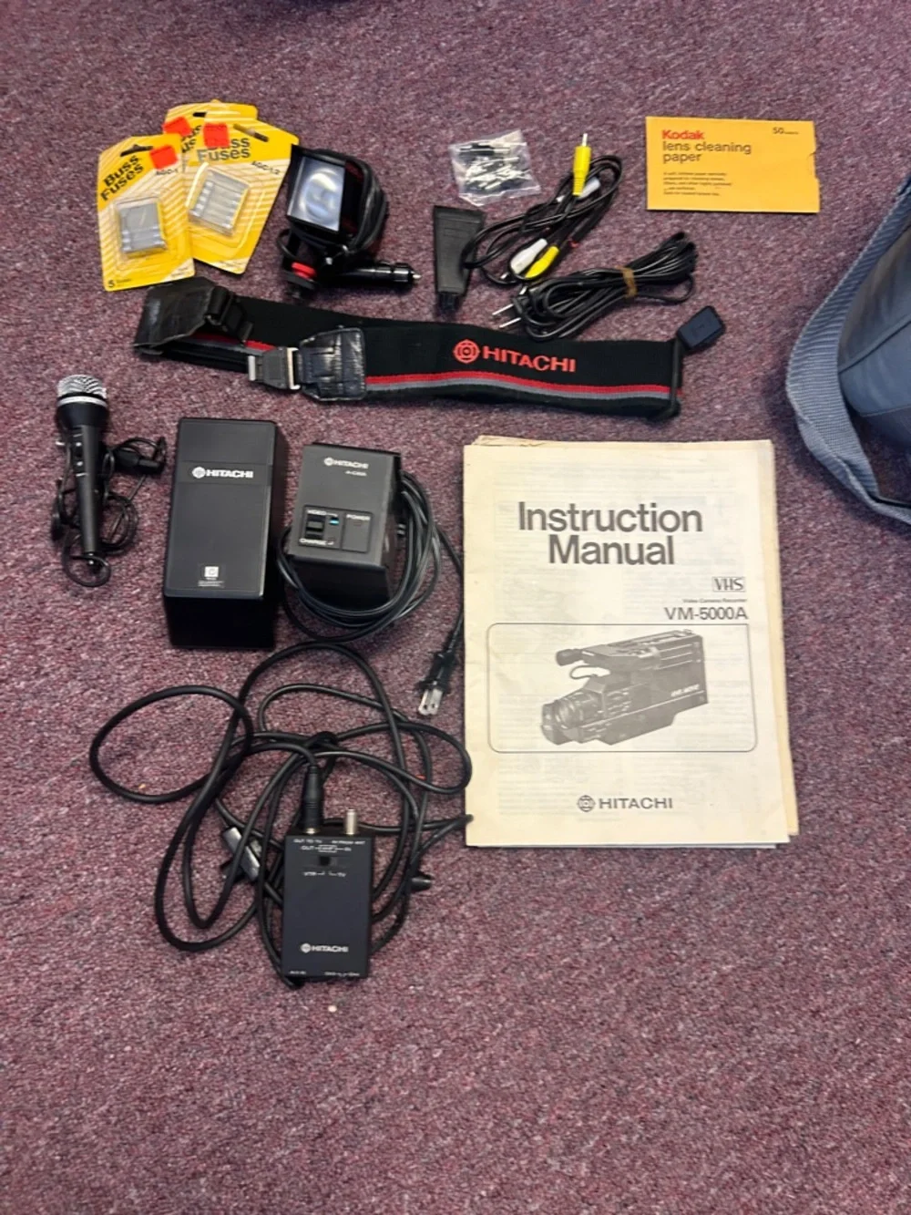 Hitachi Camcorder VHS Movie Camcorder in Black